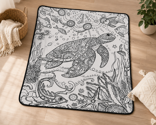 SnuggleInk - Ocean Adventure Coloring Blanket